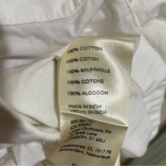 Anthropologie 2X Maeve Off Shoulder Button Down Top EUC - Picture 9 of 9